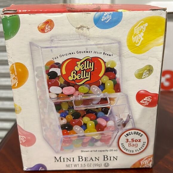 Mini Jelly Bean Bin comes with small spoon - Picture 3 of 3